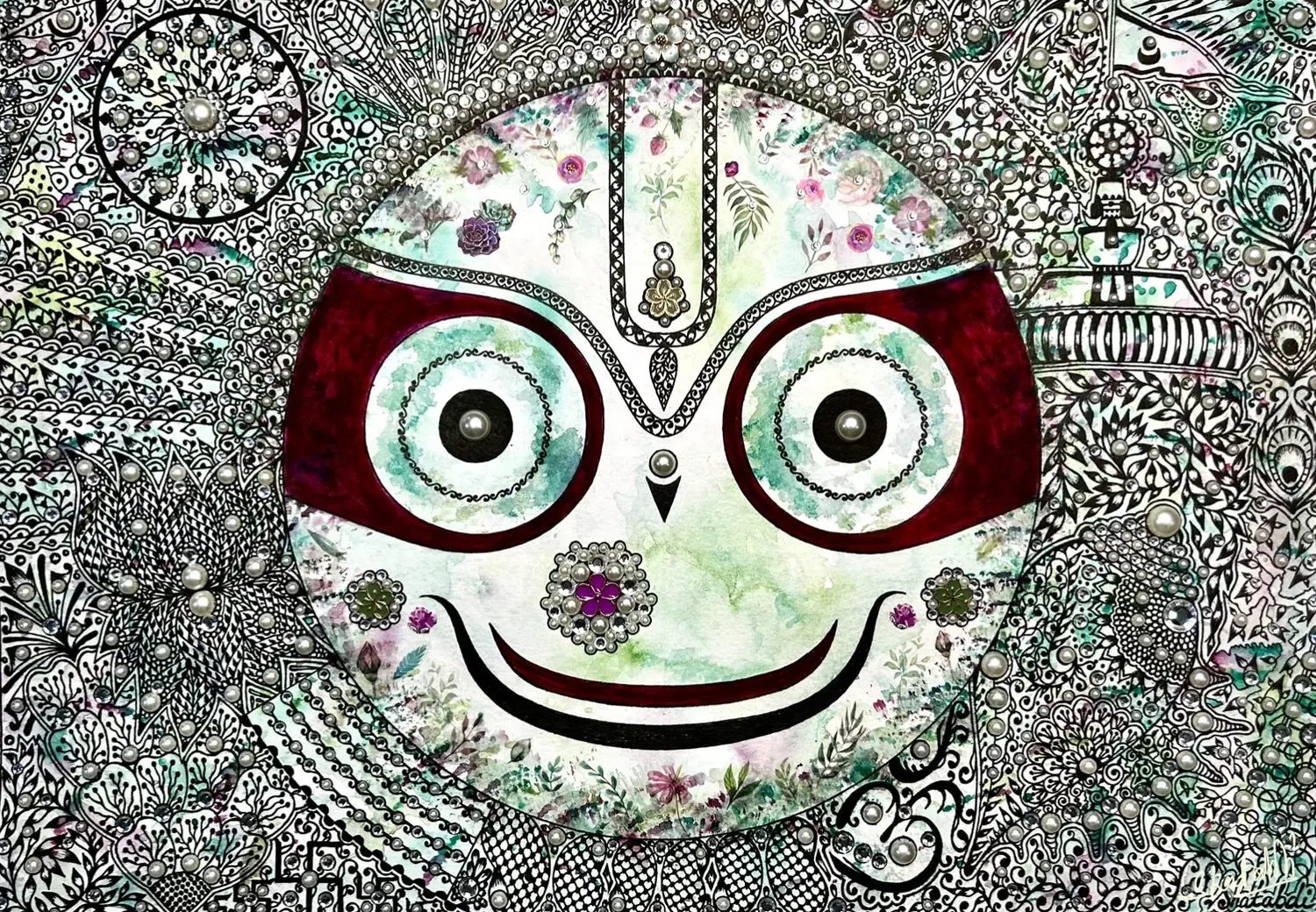 Jagannath, artwork by Shatabdi Mandal