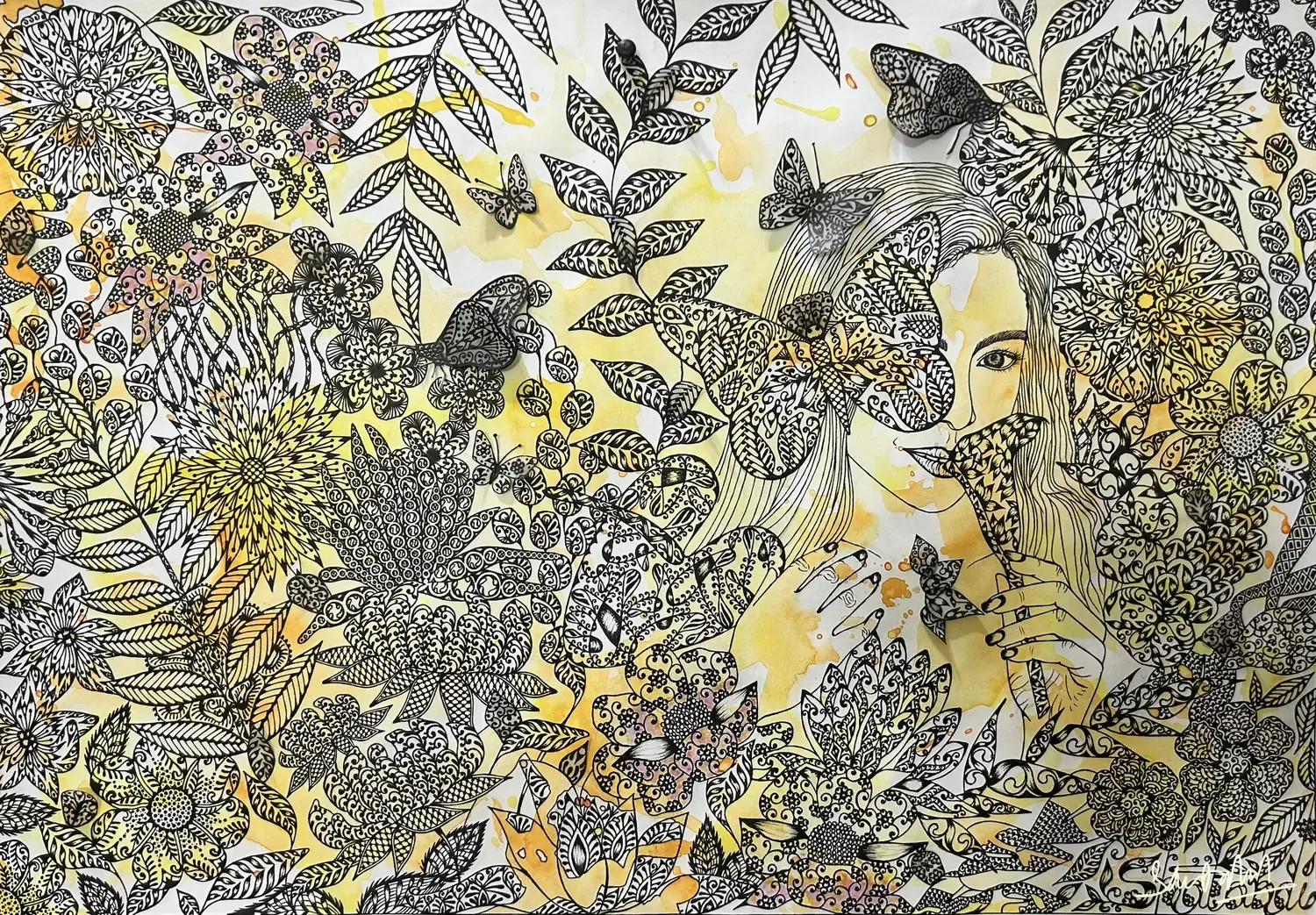 Perfumed Garden, artwork by Shatabdi Mandal